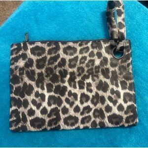 Leopard print brand new clutch!